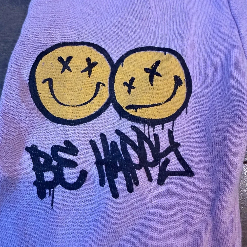 Flowers by Zoe Pink Graphic Sweatpants - Good Vibes
